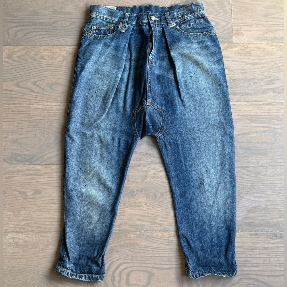 Lightweight R13 Drop Crotch Jeans